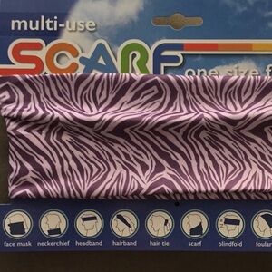 NEW! Leopard Cheetah Mask Multi Use Scarf